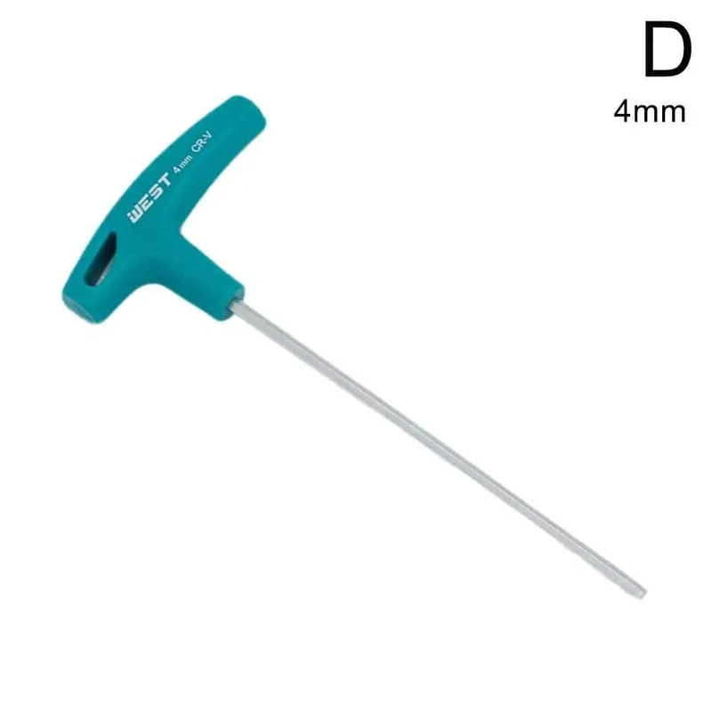 T-Griff Sechskant-Inbusschlüssel Schrauben Schraubendreher Treiber Werkzeug Inbusschlüssel 2mm/2.5mm/3mm/4mm/5mm/6mm/8mm/10mm T-Griff Schraubenschlüssel Inbusschlüssel