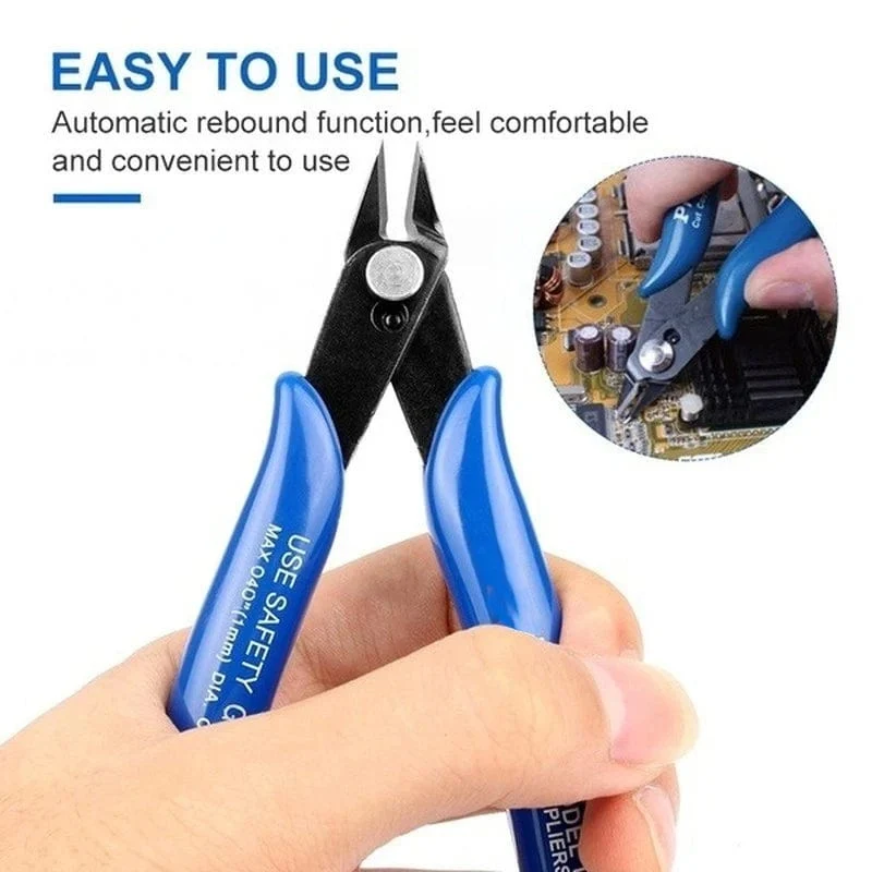 1 PCS Mini Nasenschneider Elektrischer Draht Kabelschneider Metall Seitenschere Bündigzange Praktisches langlebiges Werkzeug