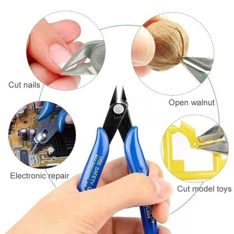 1 PCS Mini Nasenschneider Elektrischer Draht Kabelschneider Metall Seitenschere Bündigzange Praktisches langlebiges Werkzeug
