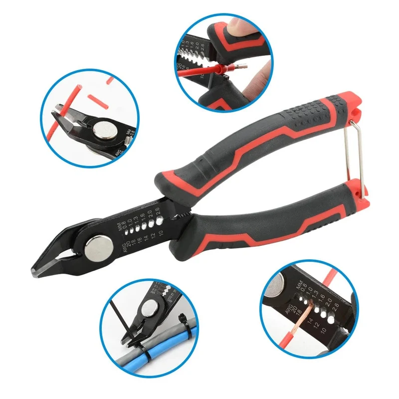 Abisolierzange, automatische Abisolierzange, Kabel-Crimpzange, Elektriker-Reparaturwerkzeuge, Abisolierzange, Handwerkzeuge