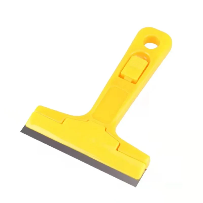 100 mm Reinigungsschaufel-Schneider, tragbares Reinigungsmesser, Glasbodenfliesen-Schaberklinge, Nahtentfernung, Haushalts- und Küchenhandwerkzeug