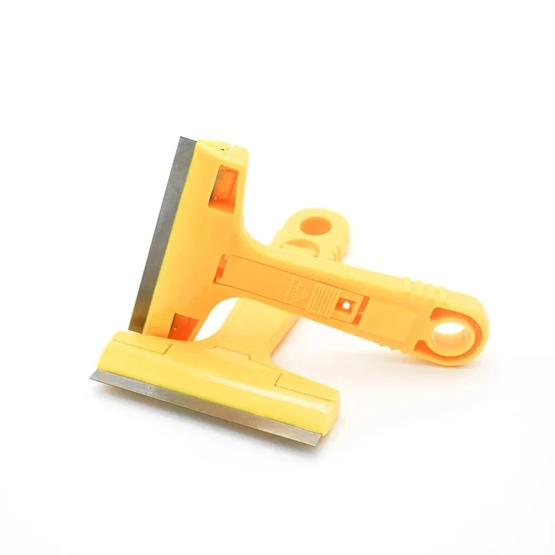 100 mm Reinigungsschaufel-Schneider, tragbares Reinigungsmesser, Glasbodenfliesen-Schaberklinge, Nahtentfernung, Haushalts- und Küchenhandwerkzeug
