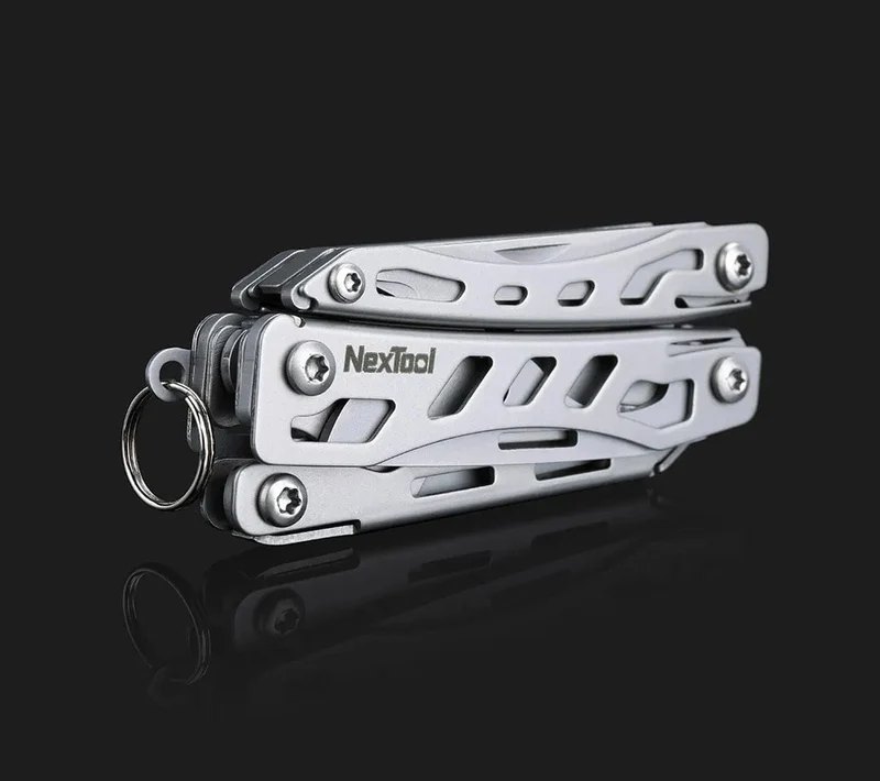 NexTool Mini Flagship Rot/Grün 10 IN 1 Multifunktionales faltbares EDC-Handwerkzeug Schraubendreher Minizange Flaschenöffner Outdoor