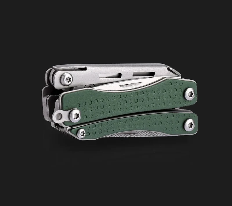 NexTool Mini Flagship Rot/Grün 10 IN 1 Multifunktionales faltbares EDC-Handwerkzeug Schraubendreher Minizange Flaschenöffner Outdoor