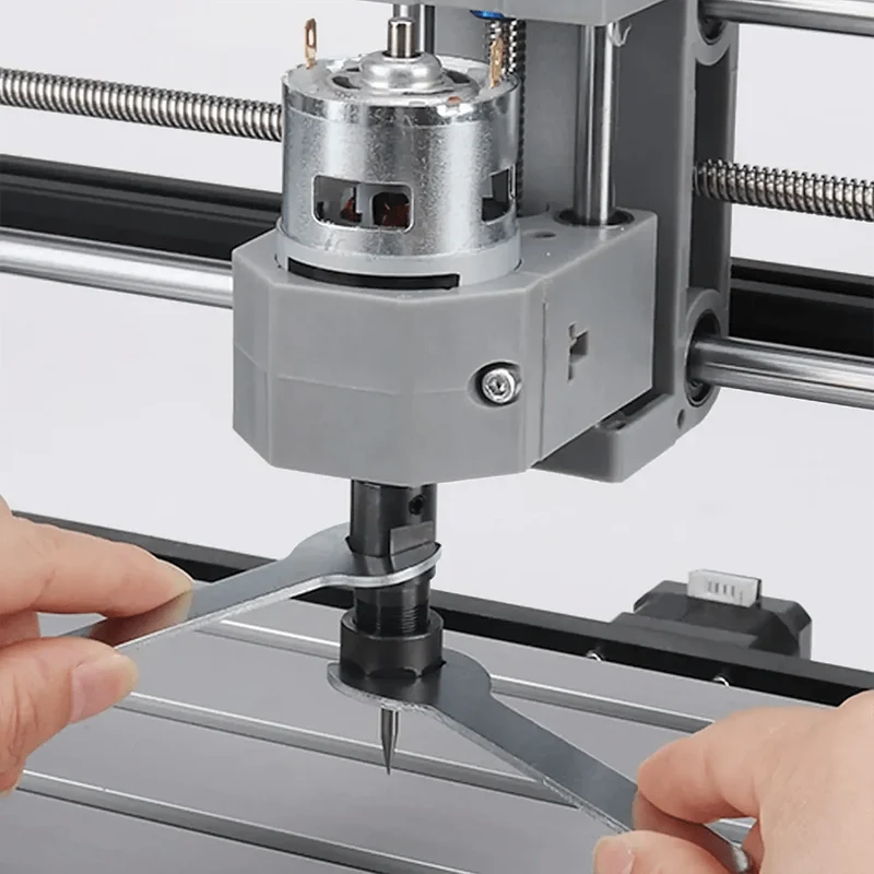Yofuly CNC 775 Spindelmotor, Holzbearbeitungswerkzeuge, Kugellager, 20000 U/min Spindel für 3018 Pro Series CNC-Gravier- und Schneidemaschine