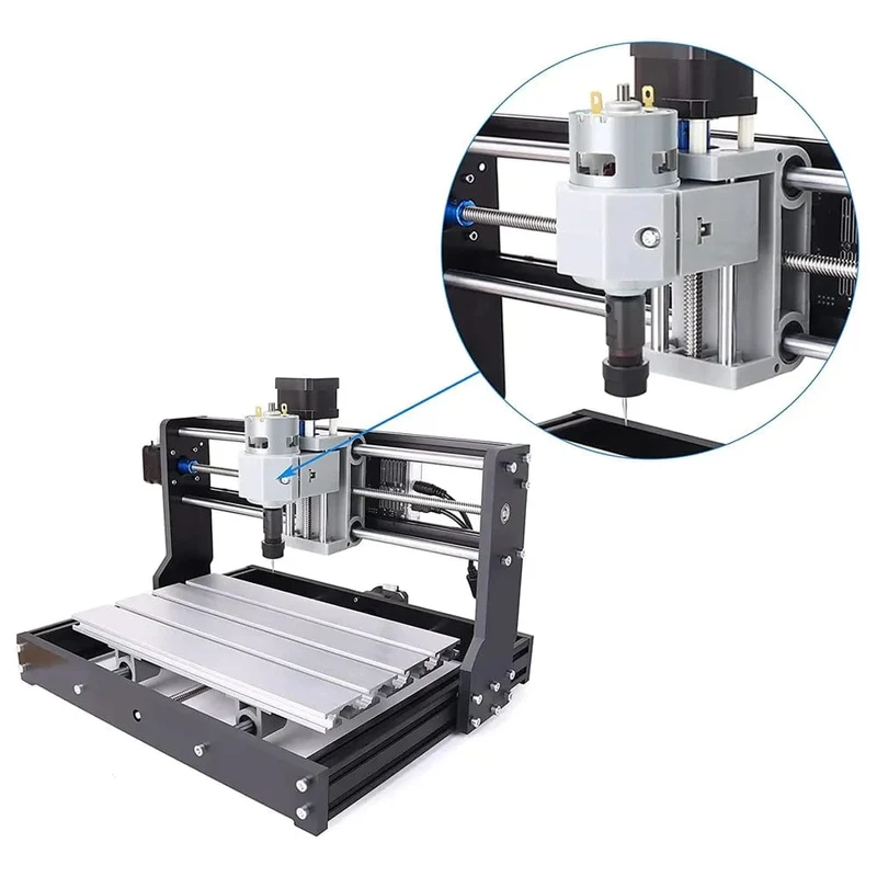 Yofuly CNC 775 Spindelmotor, Holzbearbeitungswerkzeuge, Kugellager, 20000 U/min Spindel für 3018 Pro Series CNC-Gravier- und Schneidemaschine
