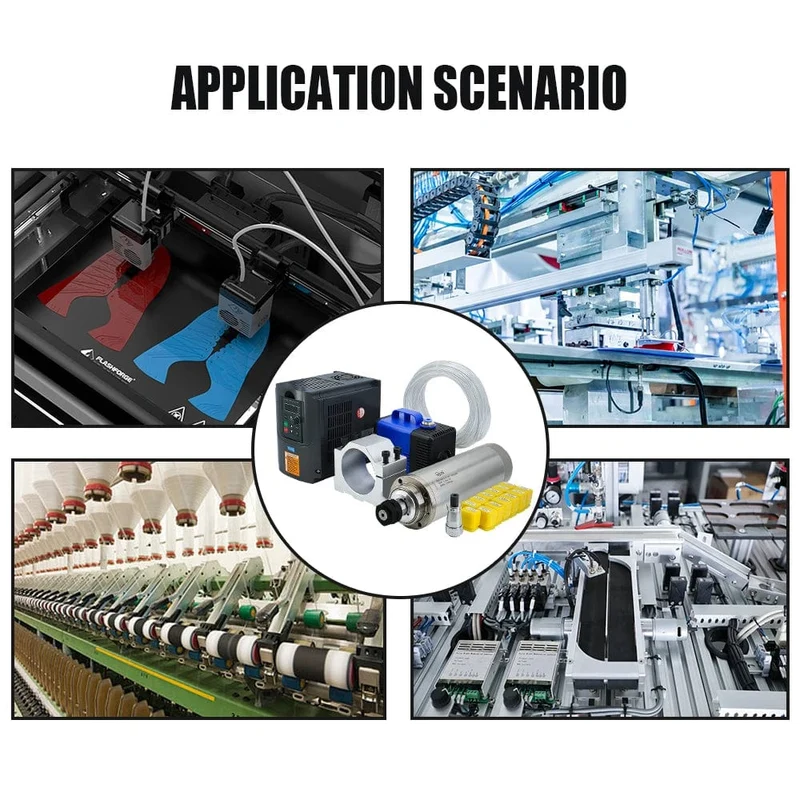 Verkauf Wasserkühlung Spindelmotor Kit 2.2 kW 2200 W Runde Spindel 24000 RPM + VFD Inverter Mit RS485 + 13 stücke ER20 Für CNC Fräsen