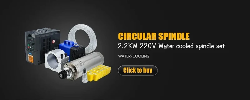 Verkauf Wasserkühlung Spindelmotor Kit 2.2 kW 2200 W Runde Spindel 24000 RPM + VFD Inverter Mit RS485 + 13 stücke ER20 Für CNC Fräsen
