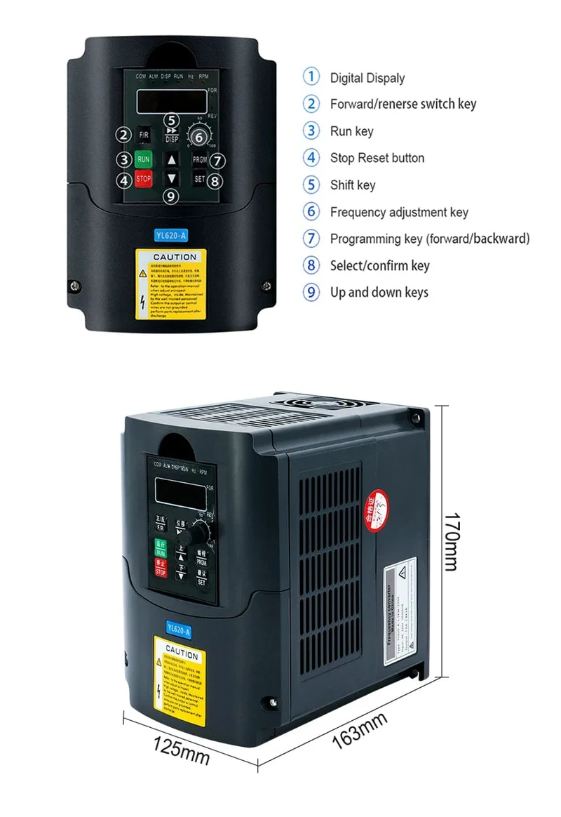 Verkauf Wasserkühlung Spindelmotor Kit 2.2 kW 2200 W Runde Spindel 24000 RPM + VFD Inverter Mit RS485 + 13 stücke ER20 Für CNC Fräsen