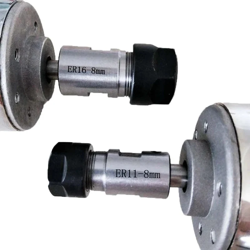 Luftgekühlter 0.2 kW luftgekühlter Spindelmotor CNC 200 W Spindelmotor + Klemme für CNC-Maschine DIY CNC 24 VDC 10000 U/min