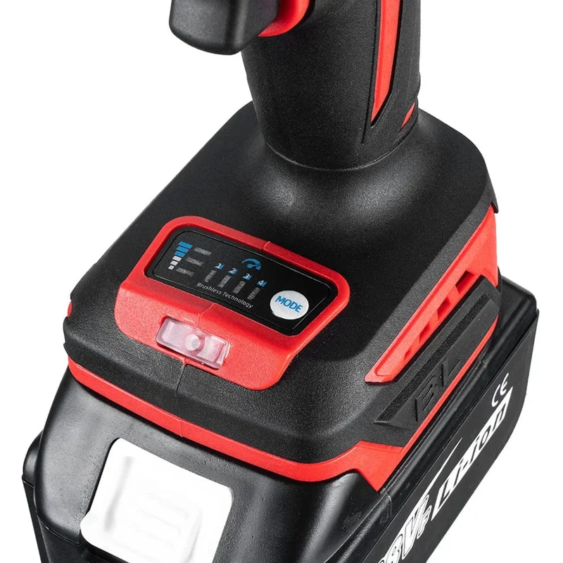 ONEVAN 1200N.M Drehmoment Bürstenloser Elektrischer Schlagschrauber 1/2 Zoll Akkuschrauber Schraubendreher Elektrowerkzeuge für Makita 18V Batterie