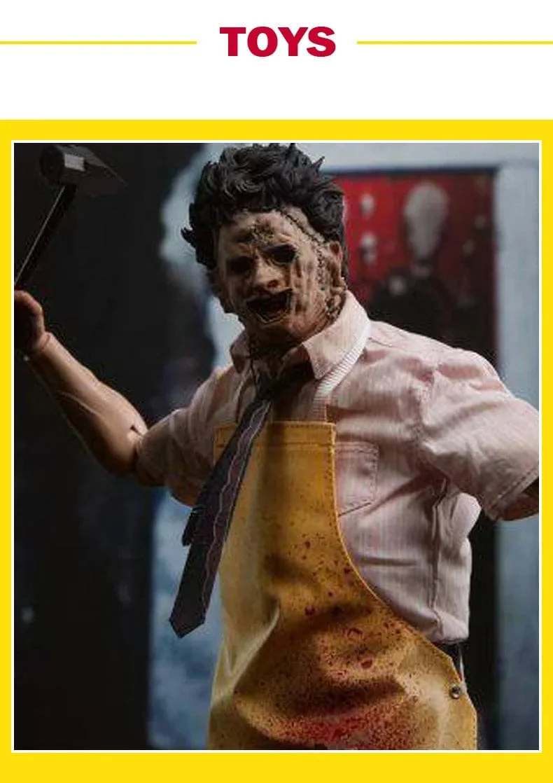 Leatherface Texas Chainsaw Massacre 40. Jahrestag Actionfigur Filmfiguren Terror Modell Puppe Sammlerspielzeug Geschenk
