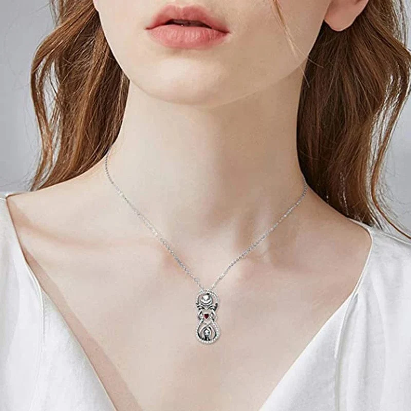 Disney Nightmare Before Christmas Halskette Jack Sally Filmfiguren Pullover Kette Modeschmuck Accessoires Frauen Liebhaber Geschenke