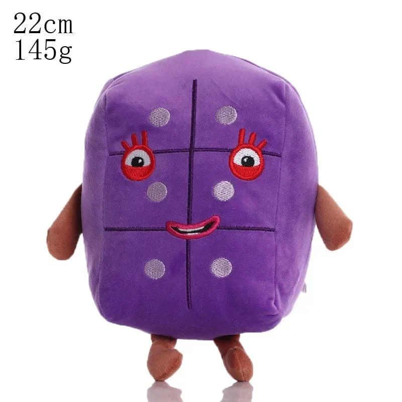 14-18cm Cartoon Nummer Plüsch Puppe Spielzeug Pädagogisches Gefüllte Film Anime Kinder Frühen Kindheit Geburtstag Weihnachten Geschenk