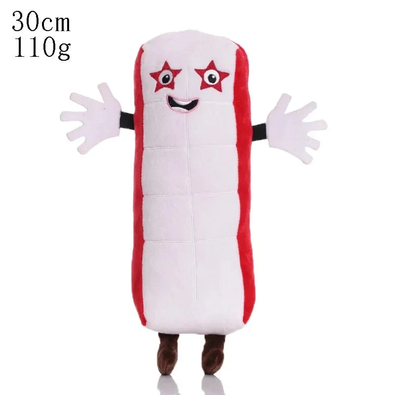 14-18cm Cartoon Nummer Plüsch Puppe Spielzeug Pädagogisches Gefüllte Film Anime Kinder Frühen Kindheit Geburtstag Weihnachten Geschenk