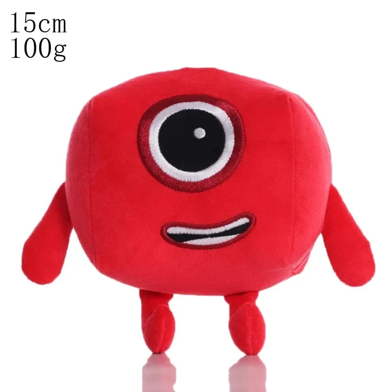 14-18cm Cartoon Nummer Plüsch Puppe Spielzeug Pädagogisches Gefüllte Film Anime Kinder Frühen Kindheit Geburtstag Weihnachten Geschenk