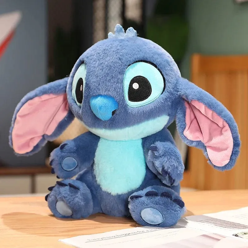 Miniso Kawaii Disney Lilo & Stitch Plüschtier Kawaii Weiche Blau Lila Elfe Disney Lilo & Stitch Stoffpuppe Anime Film Weihnachtsgeschenk
