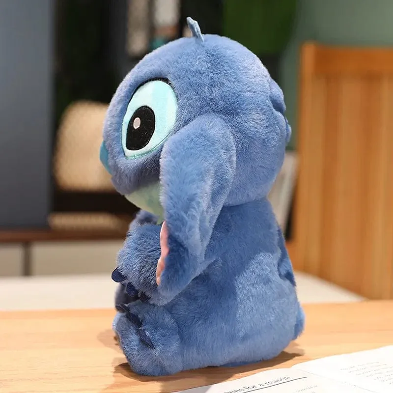 Miniso Kawaii Disney Lilo & Stitch Plüschtier Kawaii Weiche Blau Lila Elfe Disney Lilo & Stitch Stoffpuppe Anime Film Weihnachtsgeschenk