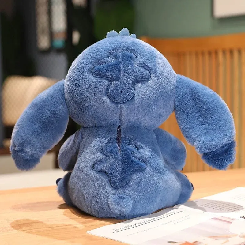Miniso Kawaii Disney Lilo & Stitch Plüschtier Kawaii Weiche Blau Lila Elfe Disney Lilo & Stitch Stoffpuppe Anime Film Weihnachtsgeschenk