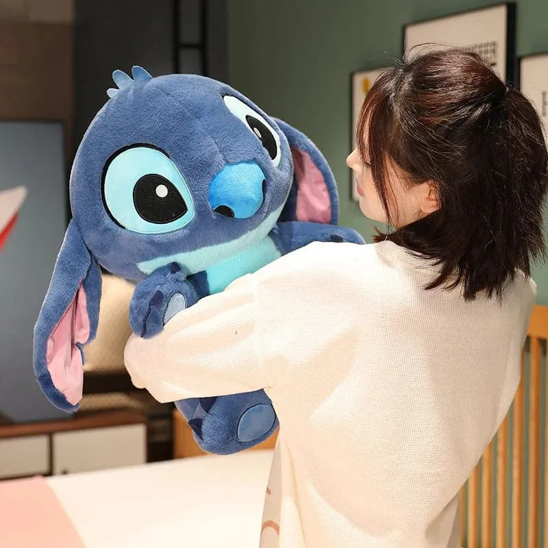 Miniso Kawaii Disney Lilo & Stitch Plüschtier Kawaii Weiche Blau Lila Elfe Disney Lilo & Stitch Stoffpuppe Anime Film Weihnachtsgeschenk
