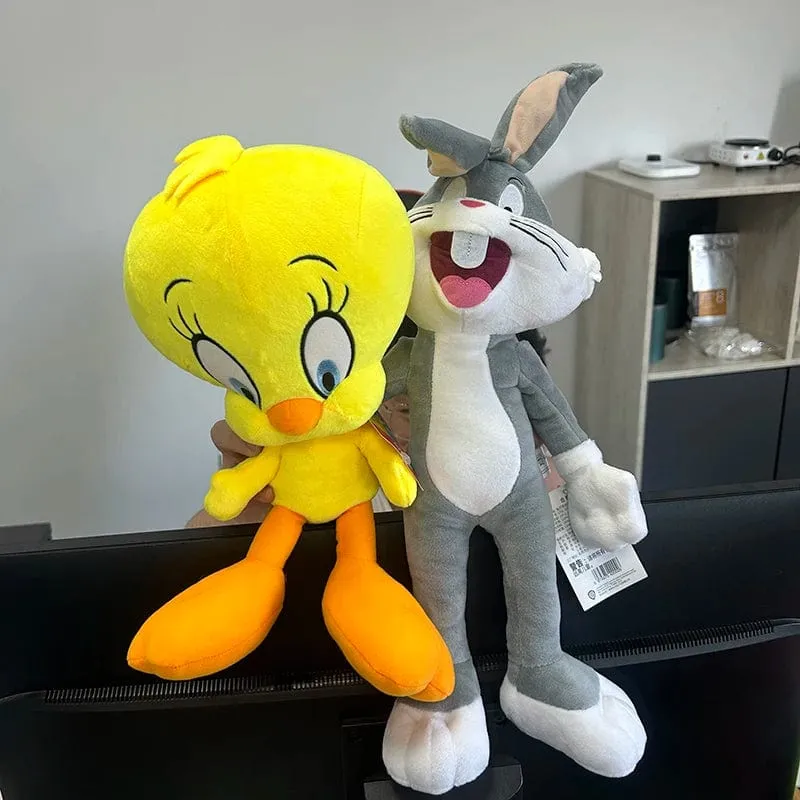 Großes Looney Tunes Bugs Bunny Plüschtier Tweety Bird Bunny Anime Cartoon Film Plushies Gefüllte Puppe Spielzeug Geschenk