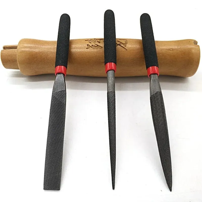 Kleine Stahlfeilen, Nadel-Flachfeile für Stein, Glas, Metall, Schnitzerei, Handwerk, Nadelfeilen, Holzbearbeitung, Handwerkzeug-Set, Zimmereiwerkzeuge