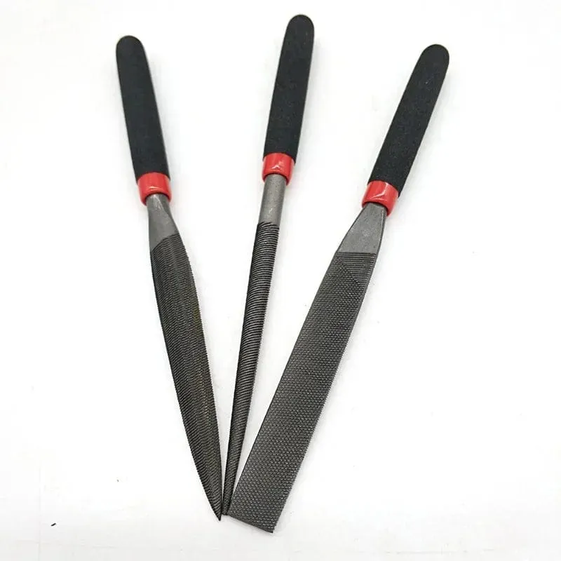 Kleine Stahlfeilen, Nadel-Flachfeile für Stein, Glas, Metall, Schnitzerei, Handwerk, Nadelfeilen, Holzbearbeitung, Handwerkzeug-Set, Zimmereiwerkzeuge