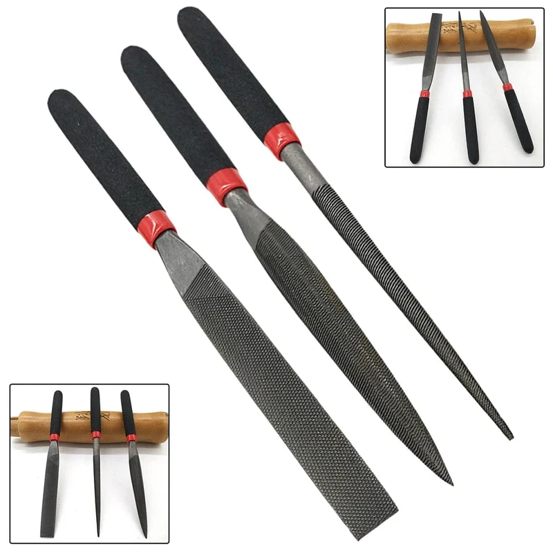 Kleine Stahlfeilen, Nadel-Flachfeile für Stein, Glas, Metall, Schnitzerei, Handwerk, Nadelfeilen, Holzbearbeitung, Handwerkzeug-Set, Zimmereiwerkzeuge