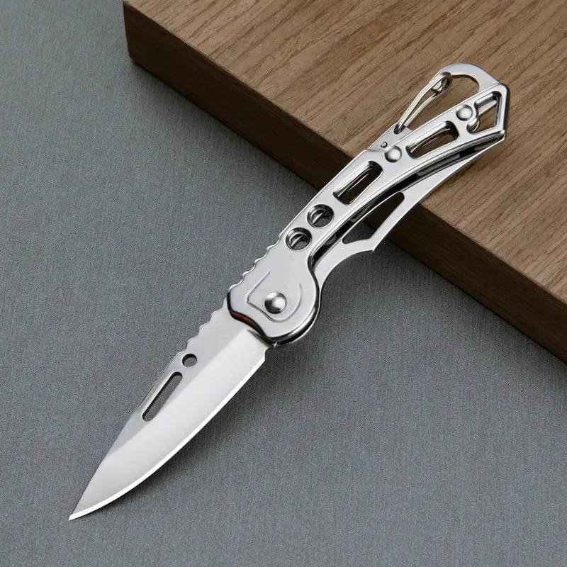 Klappbares Taschenmesser aus Edelstahl, Überlebensmesser, Jagd, Camping, Angeln, tragbares Obsttragen, Outdoor-Werkzeuge, Überlebens-Handwerkzeuge