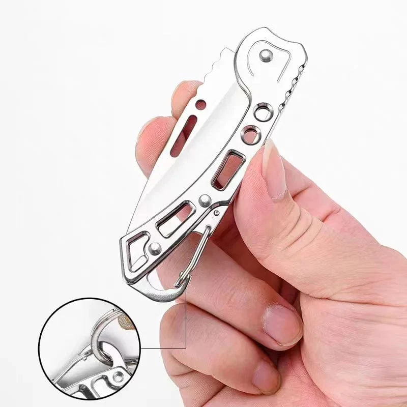 Klappbares Taschenmesser aus Edelstahl, Überlebensmesser, Jagd, Camping, Angeln, tragbares Obsttragen, Outdoor-Werkzeuge, Überlebens-Handwerkzeuge