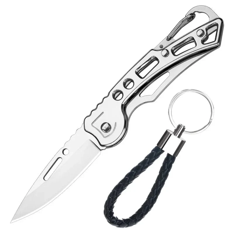Klappbares Taschenmesser aus Edelstahl, Überlebensmesser, Jagd, Camping, Angeln, tragbares Obsttragen, Outdoor-Werkzeuge, Überlebens-Handwerkzeuge