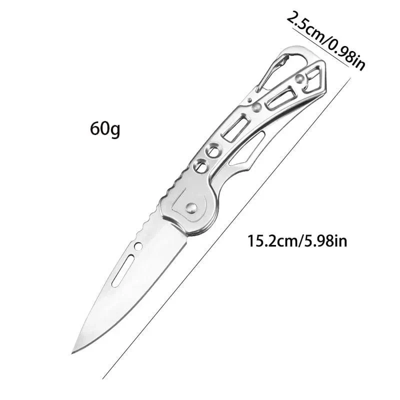 Klappbares Taschenmesser aus Edelstahl, Überlebensmesser, Jagd, Camping, Angeln, tragbares Obsttragen, Outdoor-Werkzeuge, Überlebens-Handwerkzeuge