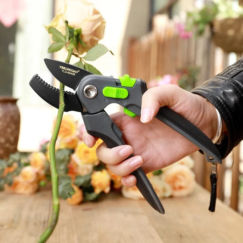 Multifunktionale Gartenschere Gartengeräte Arbeitsersparnis Schere Gartenarbeit Pflanze Scharfe Astschere Schutz Hand Langlebig