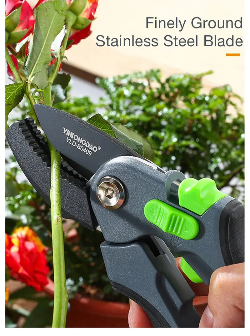Multifunktionale Gartenschere Gartengeräte Arbeitsersparnis Schere Gartenarbeit Pflanze Scharfe Astschere Schutz Hand Langlebig
