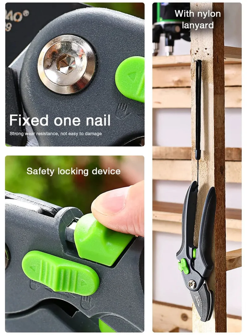 Multifunktionale Gartenschere Gartengeräte Arbeitsersparnis Schere Gartenarbeit Pflanze Scharfe Astschere Schutz Hand Langlebig