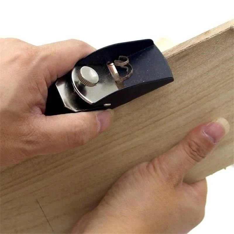 Mini-Hobel, Holzzimmerei-Werkzeug, manueller Schreinerhobel, Hobel aus Aluminiumlegierung und Schneidkante, tragbare Handwerkzeuge für die Holzbearbeitung