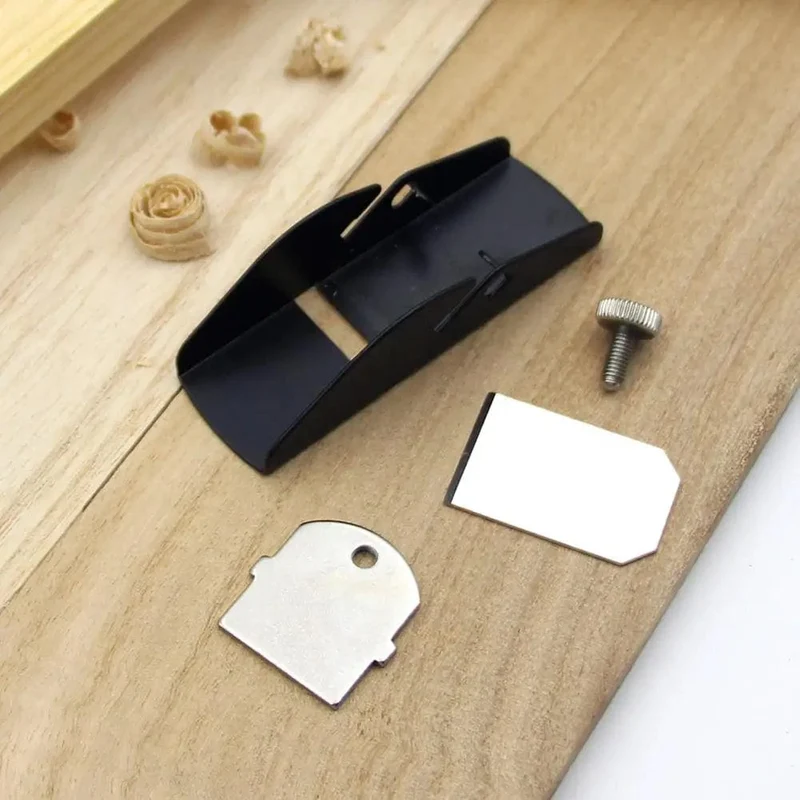 Mini-Hobel, Holzzimmerei-Werkzeug, manueller Schreinerhobel, Hobel aus Aluminiumlegierung und Schneidkante, tragbare Handwerkzeuge für die Holzbearbeitung