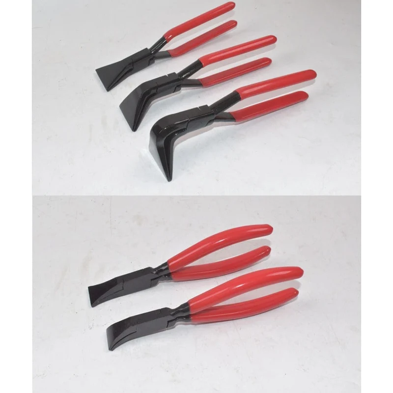 Handfalzzange, Blechwerkzeuge, gerade Backe, 45°, 90°, Metallbiegezange zum Biegen und Glätten von Blechen