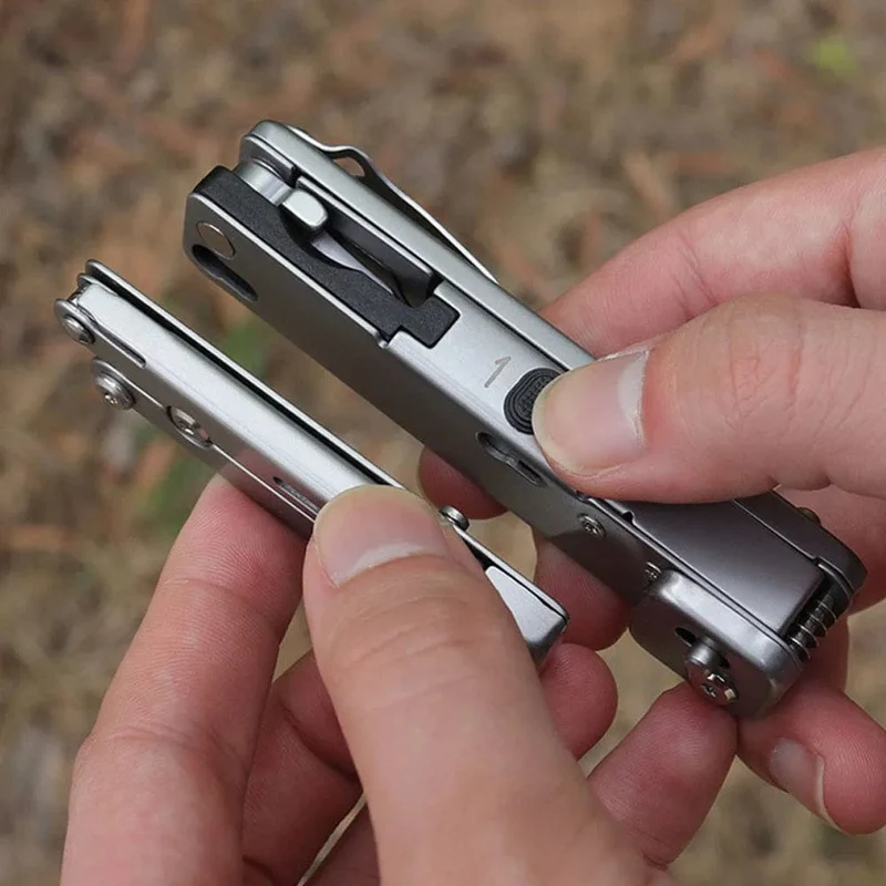 Kombinations-Multitool, Klappmesser, Schere, abnehmbares Outdoor-Taschenmesser, EDC-Notfall-Handwerkzeuge, Mehrzweckmesser