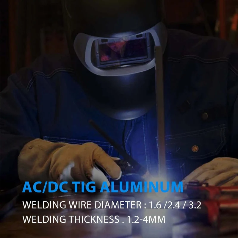 HITBOX AC/DC Aluminium WIG-Schweißgerät HBT250P HF WIG/MMA ARC Stabschweißgerät mit Puls-Argonschweißen IGBT Inverter 2T/4T