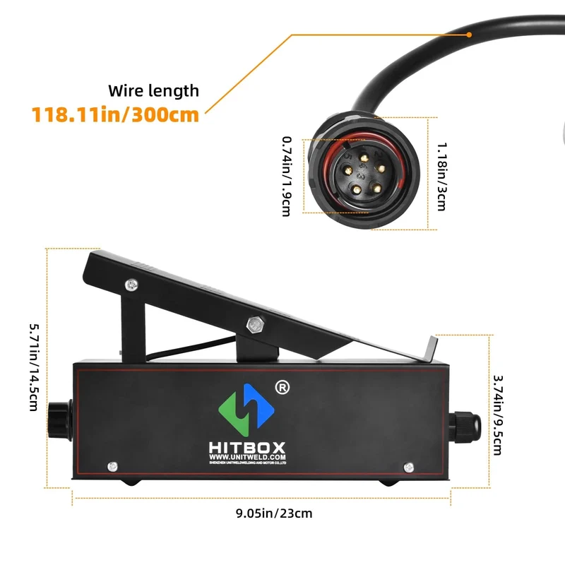 HITBOX AC/DC Aluminium WIG-Schweißgerät HBT250P HF WIG/MMA ARC Stabschweißgerät mit Puls-Argonschweißen IGBT Inverter 2T/4T