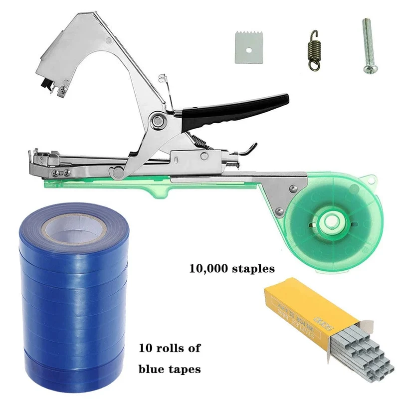 Drtools Strumpfband Pflanzen Bindemaschine Pflanze Zweig Hand Binden Bindemaschine Hackfleisch Gemüse Tapetool Tapener Bänder Garten Werkzeuge