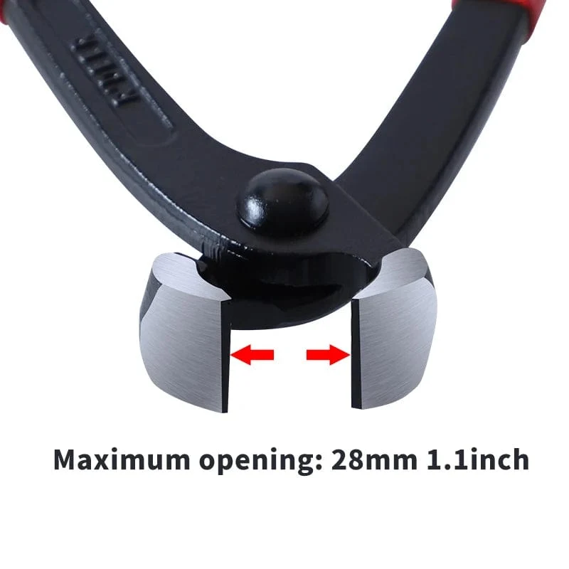 Einohrklemmenzange 8 Zoll/200 mm Kohlenstoffstahl Zange Crimper Nagelzieher für Autoreparatur Handwerkzeuge