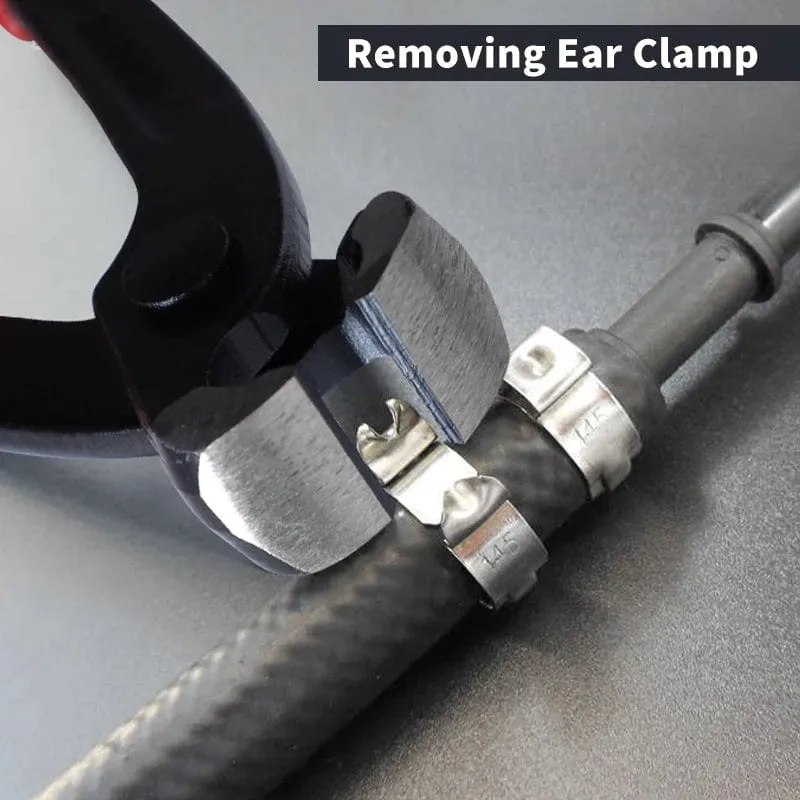 Einohrklemmenzange 8 Zoll/200 mm Kohlenstoffstahl Zange Crimper Nagelzieher für Autoreparatur Handwerkzeuge