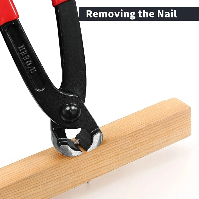 Einohrklemmenzange 8 Zoll/200 mm Kohlenstoffstahl Zange Crimper Nagelzieher für Autoreparatur Handwerkzeuge