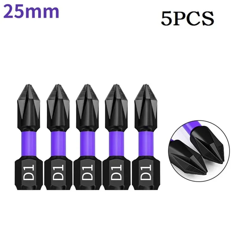 5/3/2/1 stücke PH2 Magnetische Schraubendreher-bits Rutschfeste Chargenkopf-Kreuzbit 25-150 mm Für Elektrische Schlagbohrmaschine Treiber Handbohrwerkzeuge