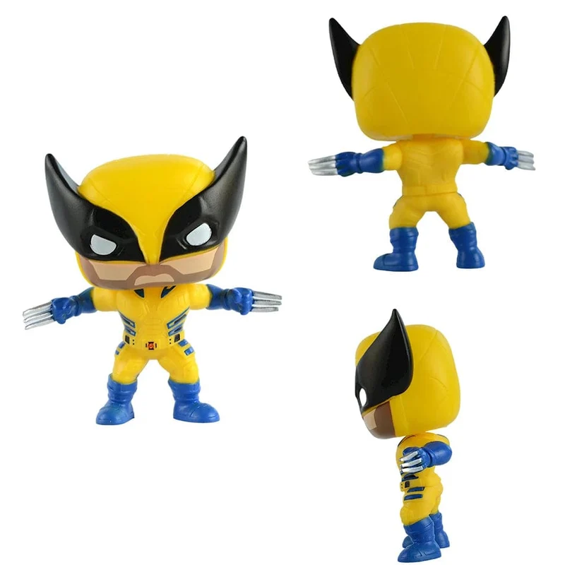 POP Deadpool Actionfigur Deadpool 3 Deadpool Wolverine Actionfigur Marvel-Filmfiguren Figur Spielzeugpuppe Modell Kindergeschenke