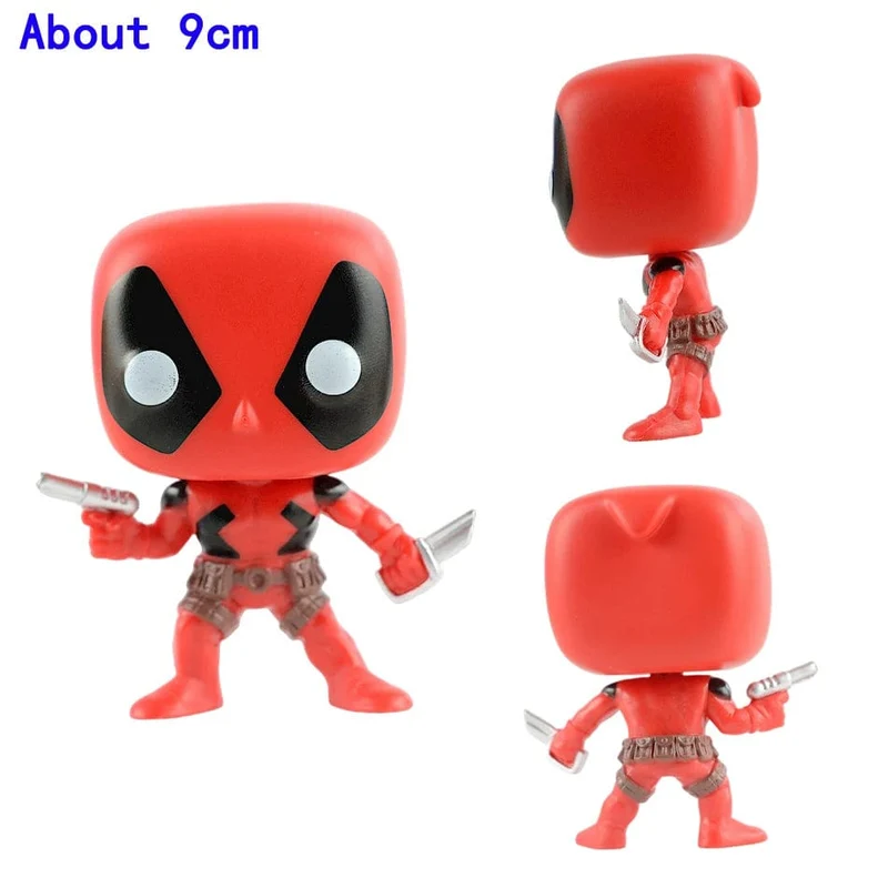 POP Deadpool Actionfigur Deadpool 3 Deadpool Wolverine Actionfigur Marvel-Filmfiguren Figur Spielzeugpuppe Modell Kindergeschenke