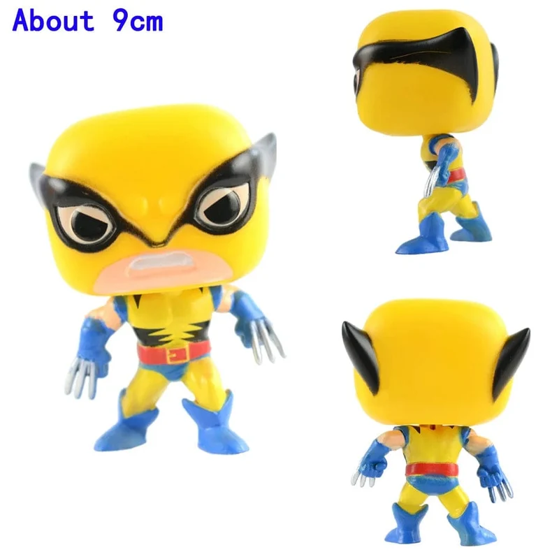 POP Deadpool Actionfigur Deadpool 3 Deadpool Wolverine Actionfigur Marvel-Filmfiguren Figur Spielzeugpuppe Modell Kindergeschenke