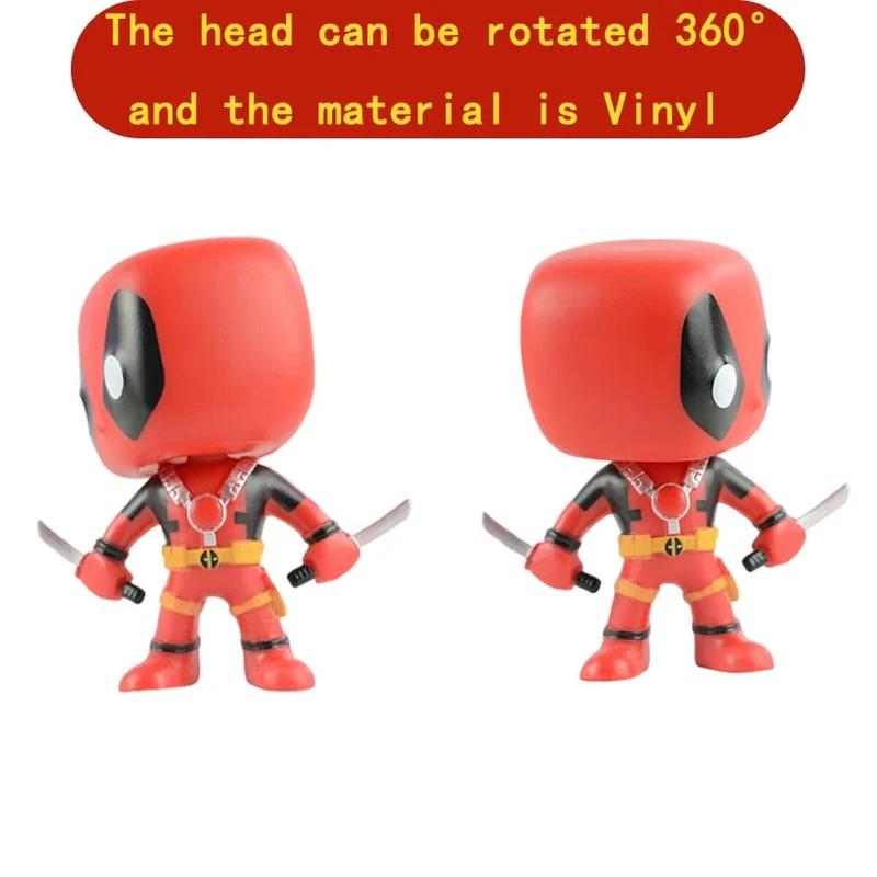 POP Deadpool Actionfigur Deadpool 3 Deadpool Wolverine Actionfigur Marvel-Filmfiguren Figur Spielzeugpuppe Modell Kindergeschenke